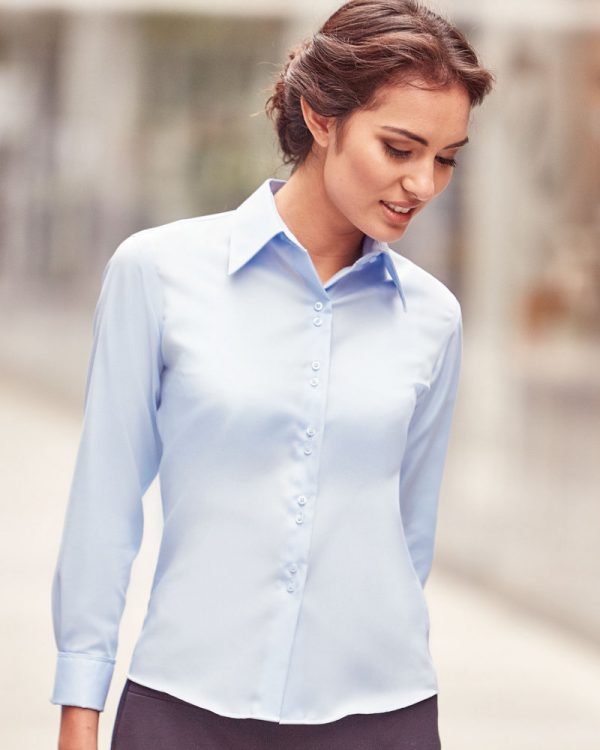 Russell Collection 956F Ladies Long Sleeve Ultimate Non-Iron Shirt