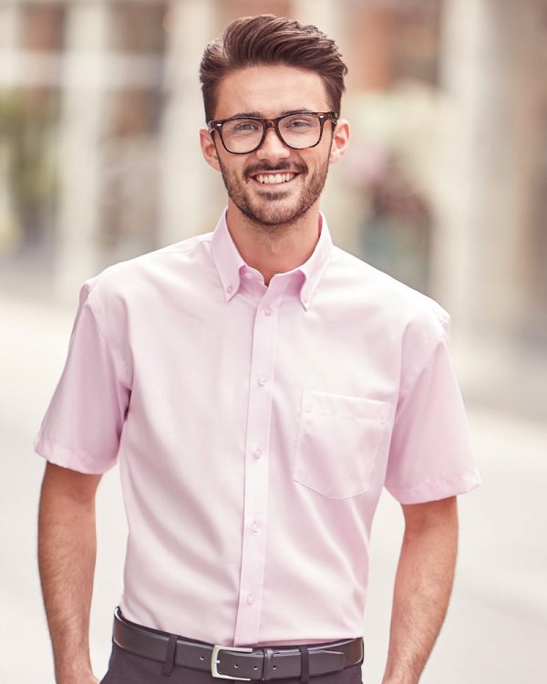 Russell Collection 957M Short Sleeve Ultimate Non-Iron Shirt