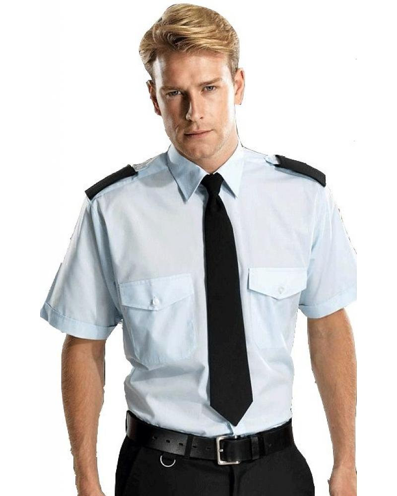 Premier Long Sleeve Pilot Shirt (PR210) - Formal Uniform Shirt For Security, Military, Police