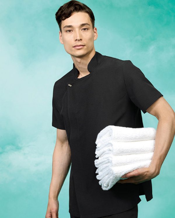 Premier PR693 Mens Epsom Short Sleeve Tunic